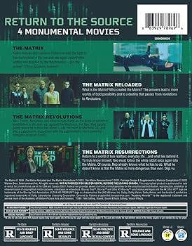 Amazon.com: Matrix, The 4-Film Déjà vu Collection (4K UHD +